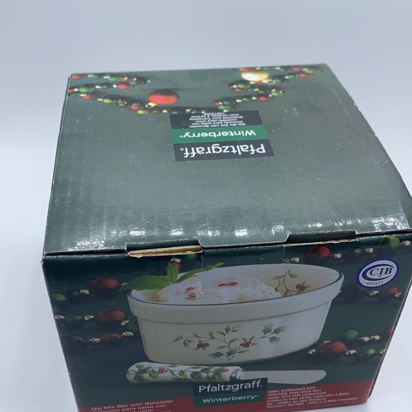 Pfaltzgraff winterberry Dip Mix Set - Picture 2 of 3